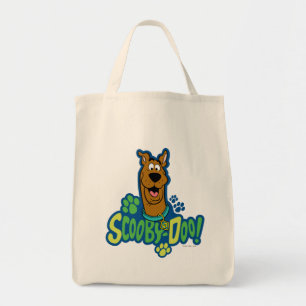 Scooby-Doo Paw Print Character Badge Tote Bag