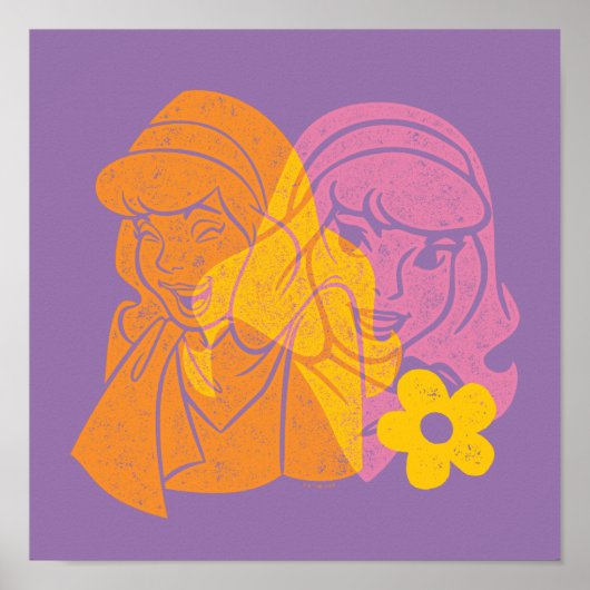 Scooby-Doo | Portret Daphne Flower Poster (Voorkant)