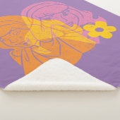 Scooby-Doo | Portret Daphne Flower Sherpa Deken (3/4)