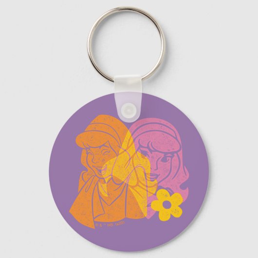 Scooby-Doo | Portret Daphne Flower Sleutelhanger (Voorkant)