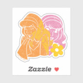 Scooby-Doo | Portret Daphne Flower Sticker (Vel)