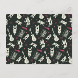 Scooby-Doo Punk gitaar en versterkerpatroon Briefkaart