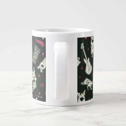 Scooby-Doo Punk gitaar en versterkerpatroon Extra Grote Beker (Achterkant)