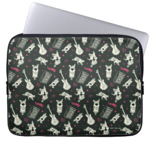 Scooby-Doo Punk gitaar en versterkerpatroon Laptop Sleeve