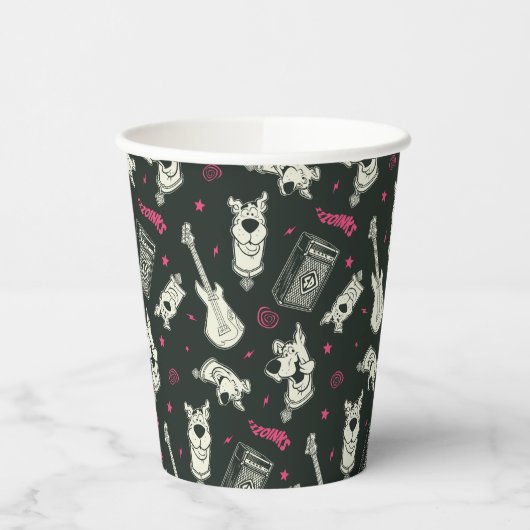 Scooby-Doo Punk gitaar en versterkerpatroon Papieren Bekers (Links)