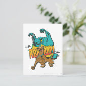 Scooby Doo "Reeeelp!" Briefkaart (Staand voorkant)