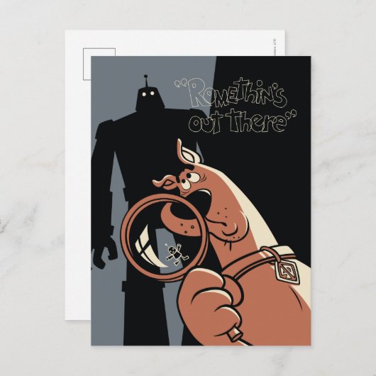 Scooby-Doo "Romethin is er." Briefkaart (Voorkant / Achterkant)