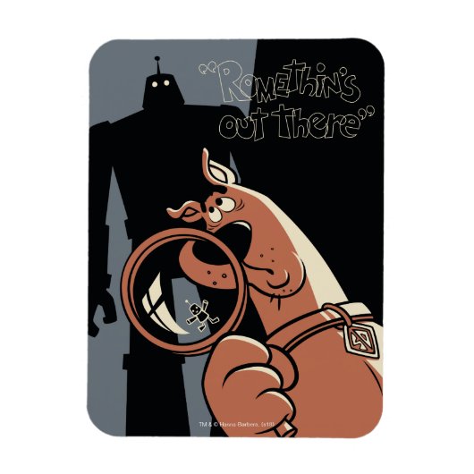 Scooby-Doo "Romethin is er." Magneet (Verticaal)