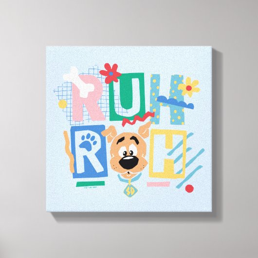 Scooby-Doo | Ruh Roh Baby Scooby-Doo Canvas Afdruk (Voorkant)