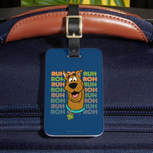 Scooby-Doo Ruh Roh Bagagelabel (Voorkant Insitu 2)