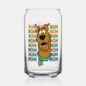 Scooby-Doo Ruh Roh Blikvorm Glas (Achterkant)
