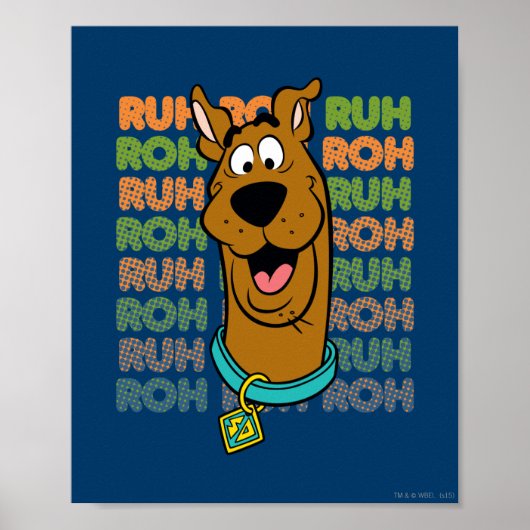 Scooby-Doo Ruh Roh Poster (Voorkant)