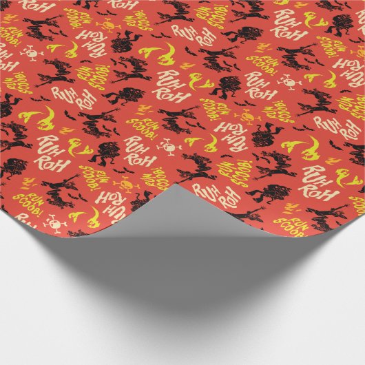 Scooby-Doo | Ruh Roh Run Scoob. Patroon Cadeaupapier (Hoek)