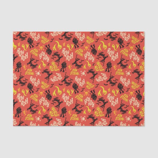 Scooby-Doo | Ruh Roh Run Scoob. Patroon Tissuepapier (Voorkant)