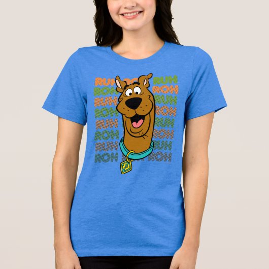 Scooby-Doo Ruh Roh Tri-Blend Shirt (Voorkant)