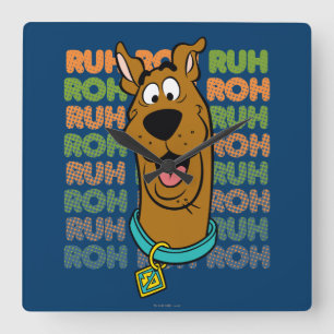 Scooby-Doo Ruh Roh Vierkante Klok