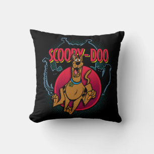 Scooby-Doo Running From Ghosts Graphic Kussen