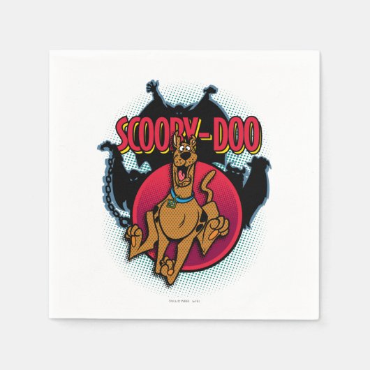 Scooby-Doo Running From Ghosts Graphic Servet (Voorkant)