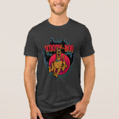 Scooby-Doo Running From Ghosts Graphic Tri-Blend Shirt (Voorkant)