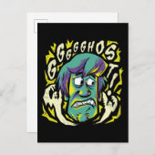 Scooby-Doo | Scared Shaggy Briefkaart (Voorkant / Achterkant)