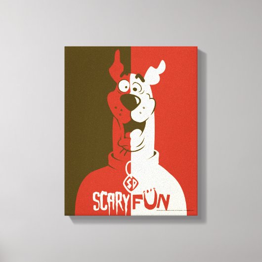 Scooby-Doo "Scary Fun" Canvas Afdruk (Voorkant)