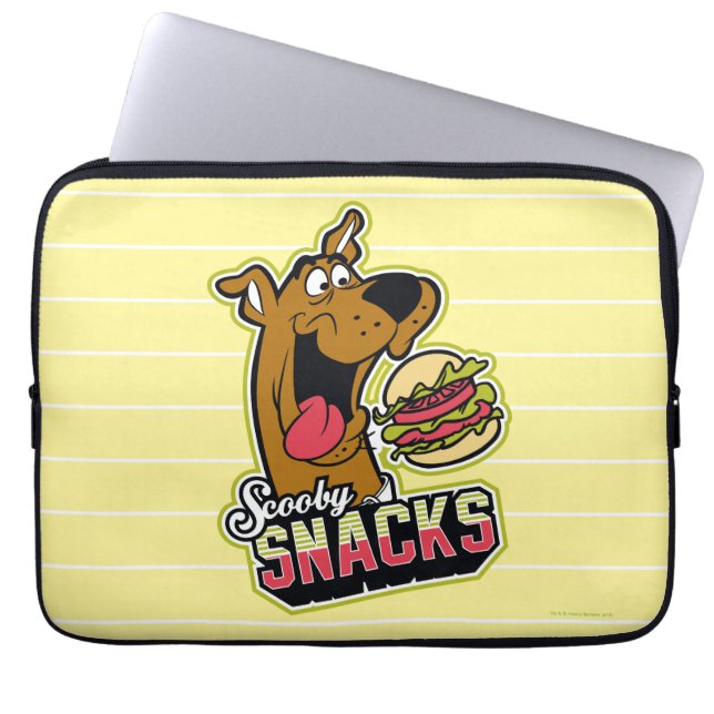 Scooby-Doo "Scooby Snacks" Logo Laptop Sleeve (Voorkant)