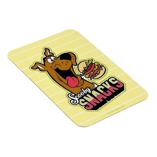 Scooby-Doo "Scooby Snacks" Logo Magneet (Rechterzijde)
