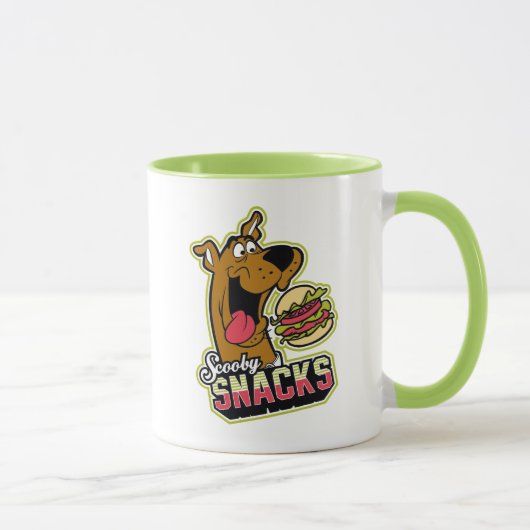 Scooby-Doo "Scooby Snacks" Logo Mok (Rechts)
