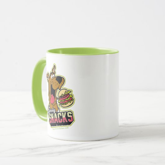 Scooby-Doo "Scooby Snacks" Logo Mok (Voorkant links)