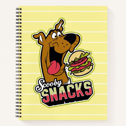 Scooby-Doo "Scooby Snacks" Logo Notitieboek (Voorkant)
