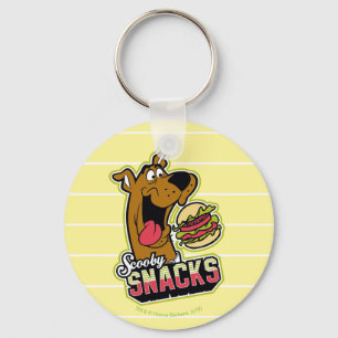 Scooby-Doo "Scooby Snacks" Logo Sleutelhanger