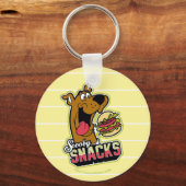 Scooby-Doo "Scooby Snacks" Logo Sleutelhanger (Voorkant)