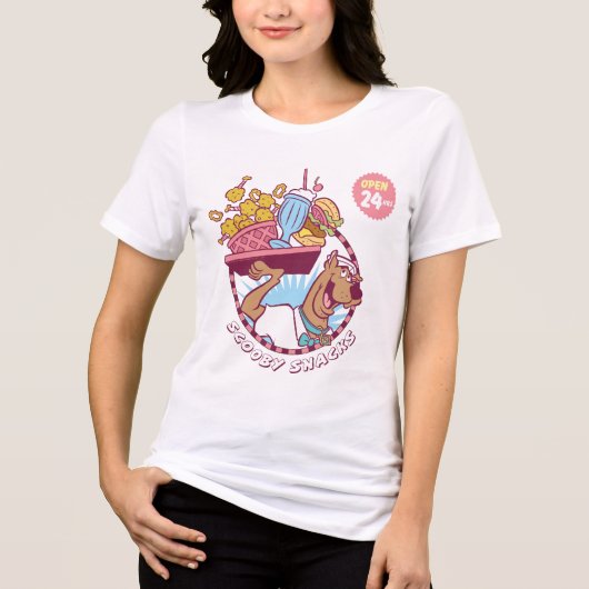 Scooby-Doo "Scooby Snacks" Tri-Blend Shirt (Voorkant)