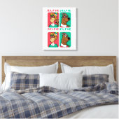 Scooby-Doo & Shaggy "Elfie Selfie" Canvas Afdruk (Insitu (Slaapkamer))