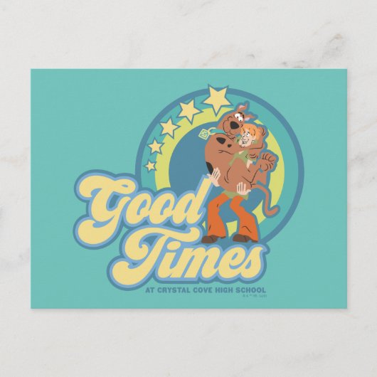 Scooby-Doo & Shaggy Good Times op Crystal Cove HS Briefkaart (Voorkant)