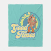 Scooby-Doo & Shaggy Good Times op Crystal Cove HS Fleece Deken (Voorkant)