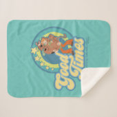Scooby-Doo & Shaggy Good Times op Crystal Cove HS Sherpa Deken (Voorkant (horizontaal))
