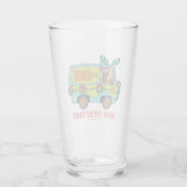 Scooby-Doo & Shaggy In The Holiday Mystery Machine Glas (Achterkant)