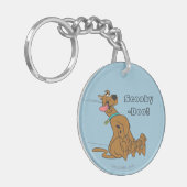 Scooby-Doo Slide With Tongue Out Sleutelhanger (Voorkant Links)