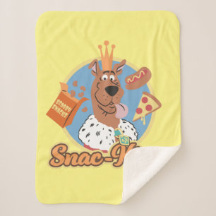 Scooby-Doo Snac-King Sherpa Deken