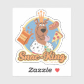 Scooby-Doo Snac-King Sticker (Vel)