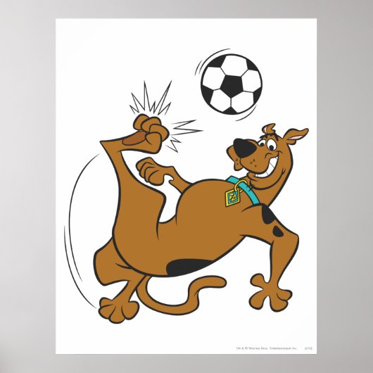 Scooby-Doo Soccer Overhead Kick Poster (Voorkant)