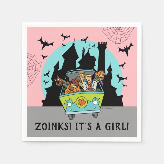 Scooby-Doo Spooktacular Halloween Baby shower Servet (Voorkant)