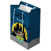 Scooby-Doo Spooktacular Halloween Birthday Medium Cadeauzakje (Voorkant Gekanteld)