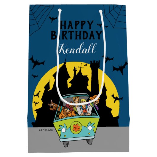 Scooby-Doo Spooktacular Halloween Birthday Medium Cadeauzakje (Achterkant)