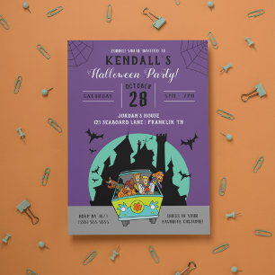 Scooby-Doo Spooktacular Halloween Party Kaart