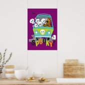 Scooby-Doo Spooky Mystery Machine Poster (Keuken)