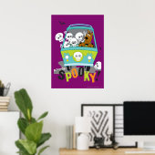Scooby-Doo Spooky Mystery Machine Poster (Thuiskantoor)