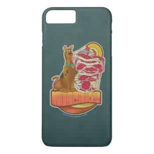 Scooby-Doo Stapel van Pizza "Grafische Munchies" iPhone 8 Plus / 7 Plus Hoesje