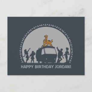 Scooby-Doo Style Tribal Van Silhouette Briefkaart